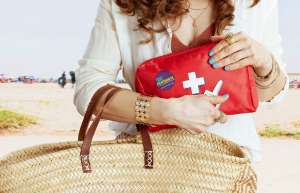 Overdose kit in beach bag